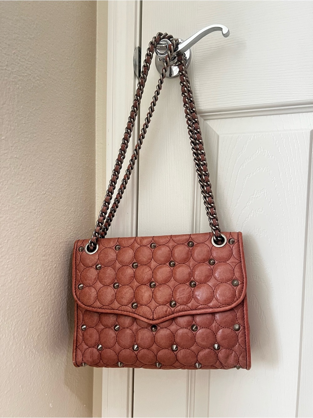 Rebecca Minkoff Quilted Studded Shoulder Bag